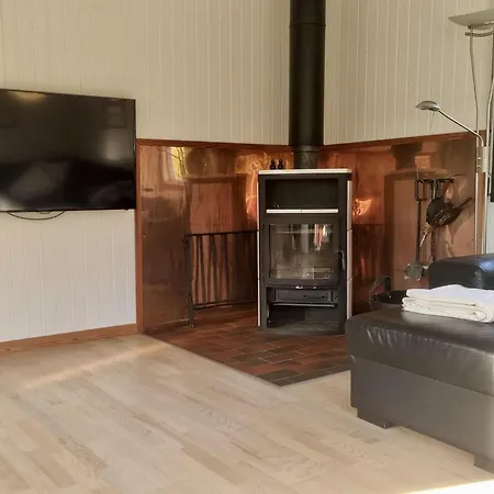 Helles-ferienhaus-mit-kamin-grossem-grundstueck-und-zwei-terrassen Holiday home Norre Lyngby