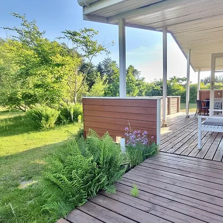Holiday home Helles-ferienhaus-mit-kamin-grossem-grundstueck-und-zwei-terrassen